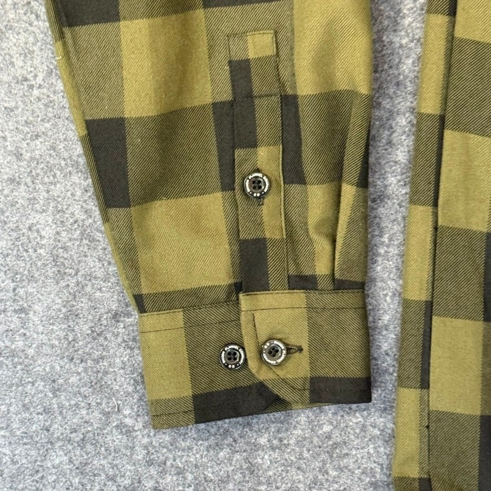 Dixxon Flannel Company The OD Green Black Buffalo Check Button Up Shirt Mens M - Picture 4 of 9